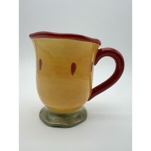 Yellow Certified International Susan Winget *Watermelon Seeds" Coffee Mugs